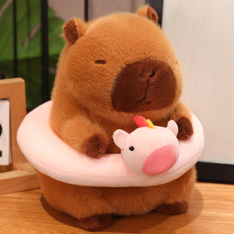 Gấu Bông Capybara Đeo Phao