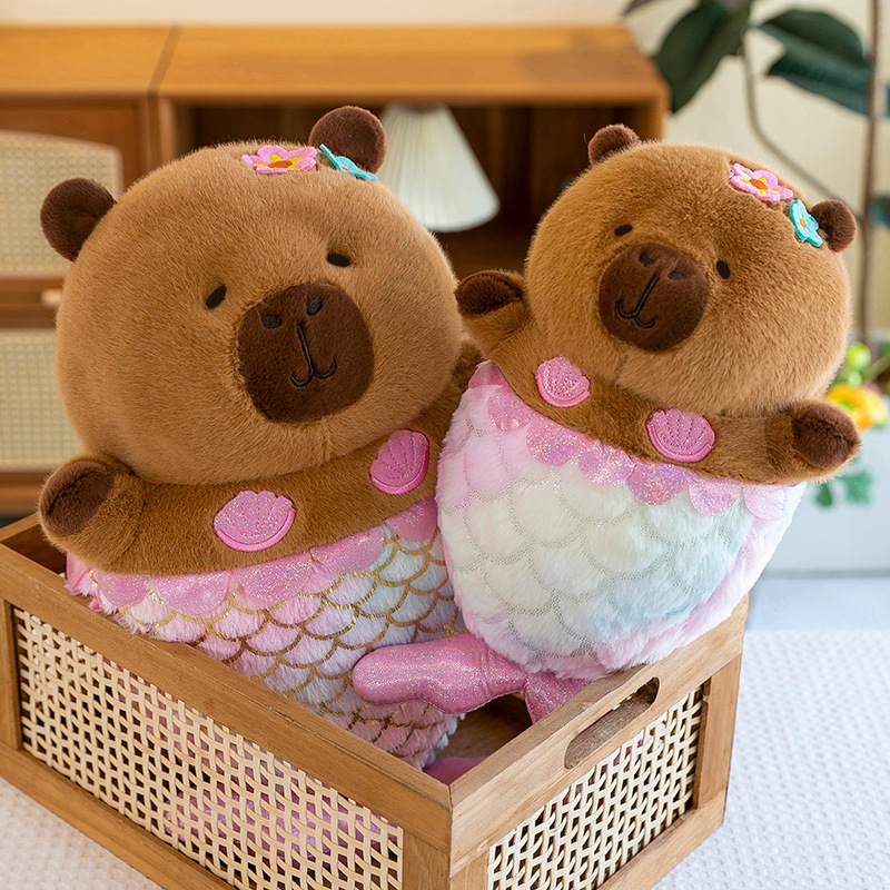 Gấu Bông Capybara Tiên Cá thumb