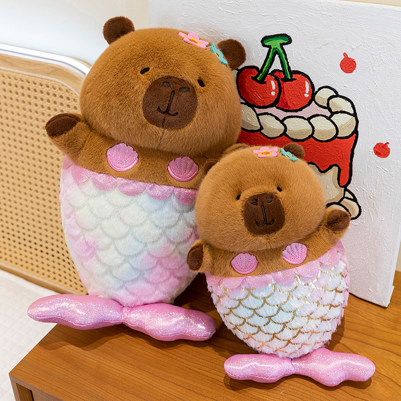 Gấu Bông Capybara Tiên Cá