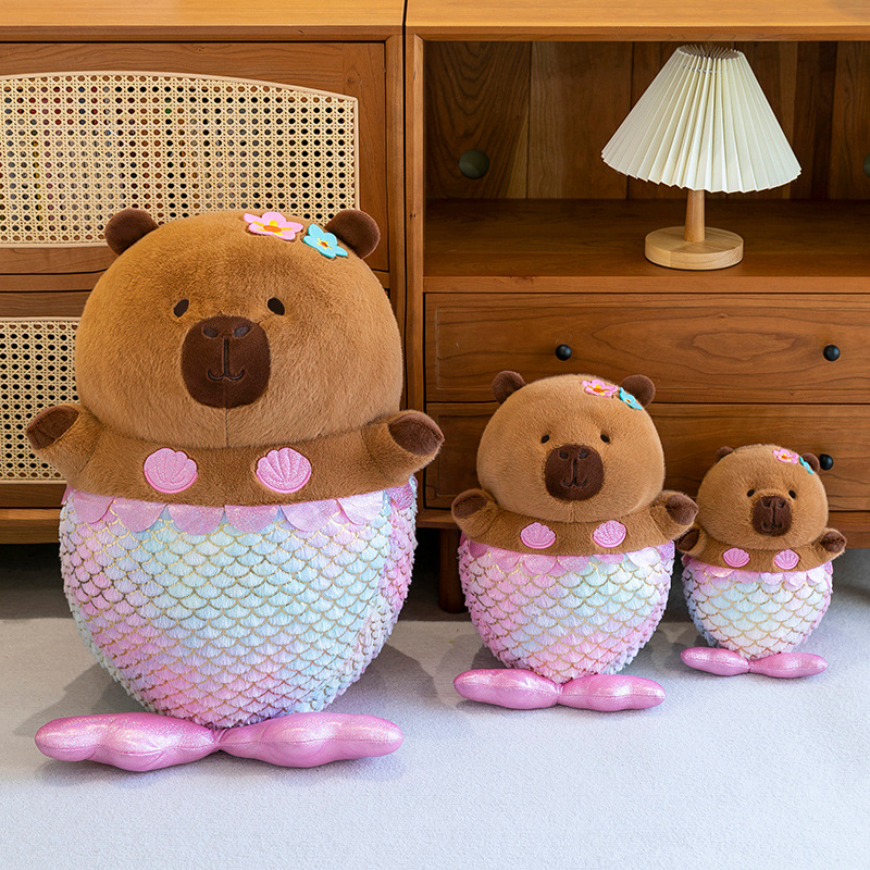 Gấu Bông Capybara Tiên Cá